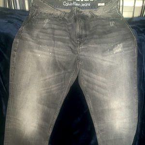 Cleaning out closet.